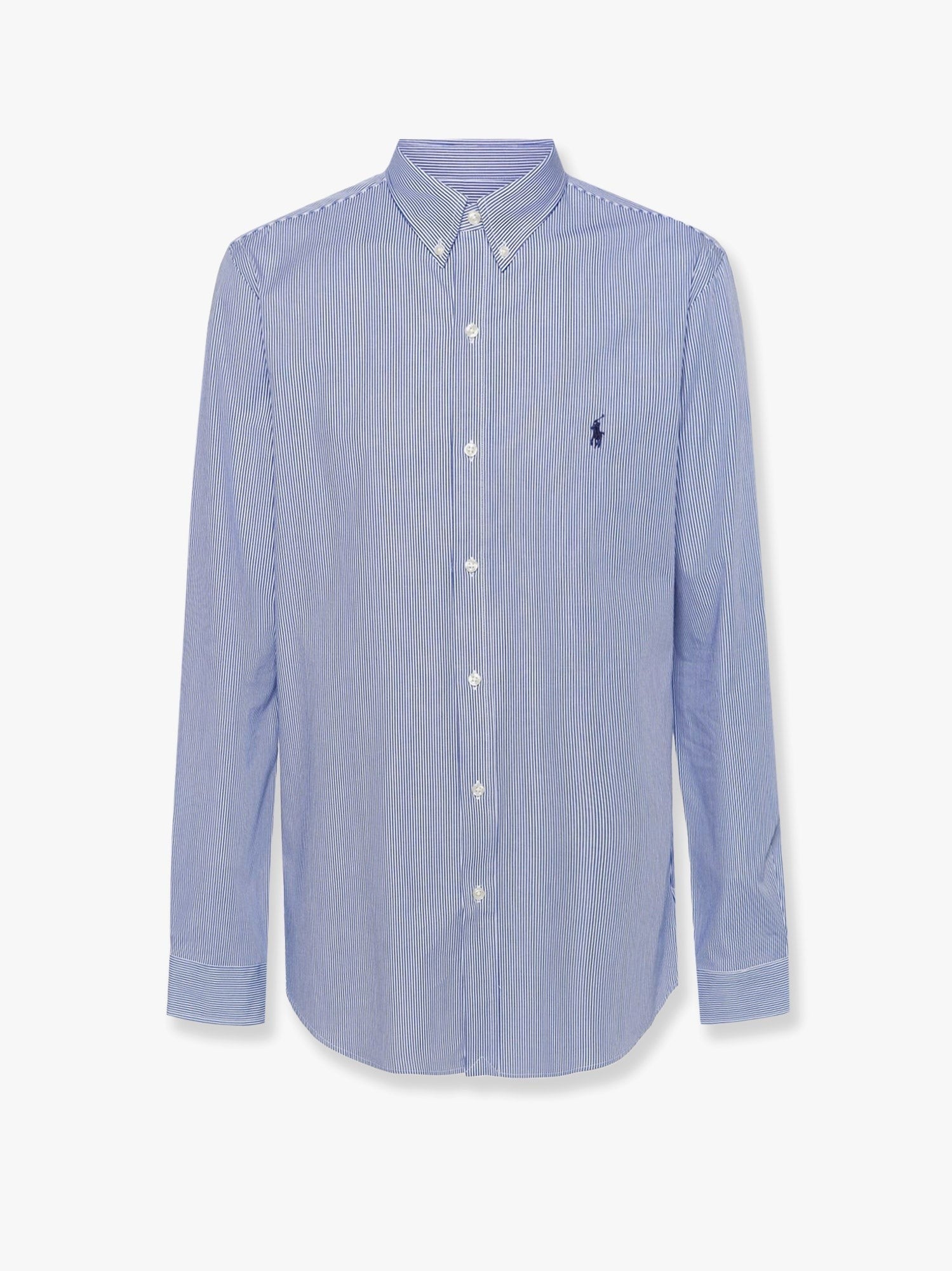 Polo Ralph Lauren Men's Striped Stretch Cotton Shirt White