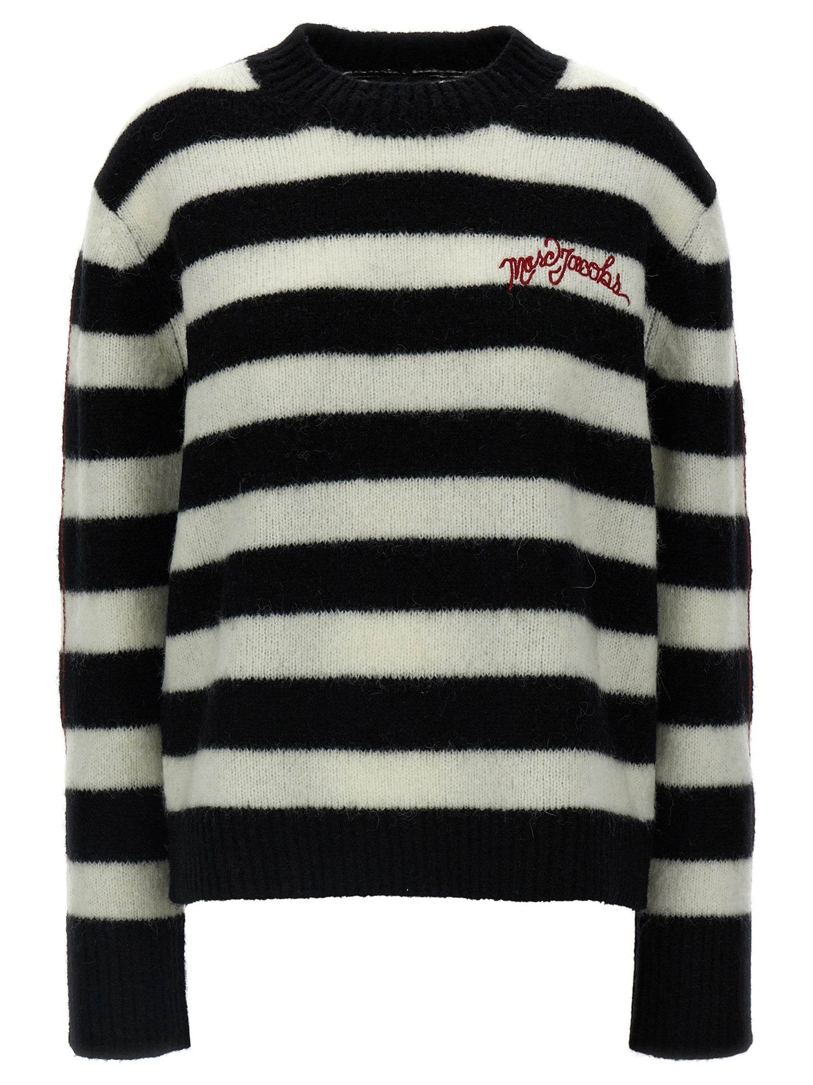 Marc Jacobs Striped Sweater White