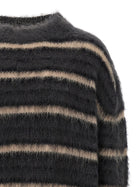 Marni Striped Sweater Grey, view 3