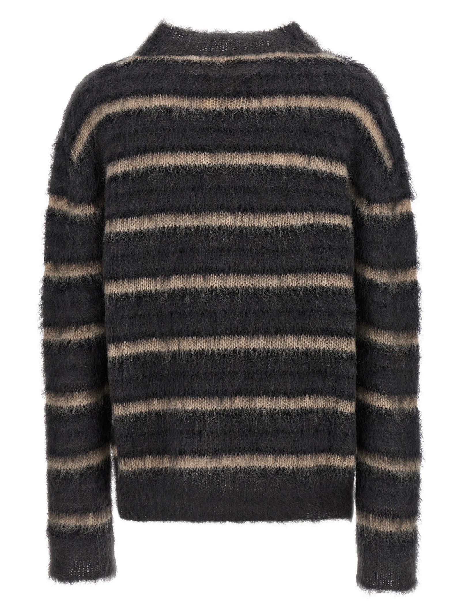 Marni Striped Sweater Grey