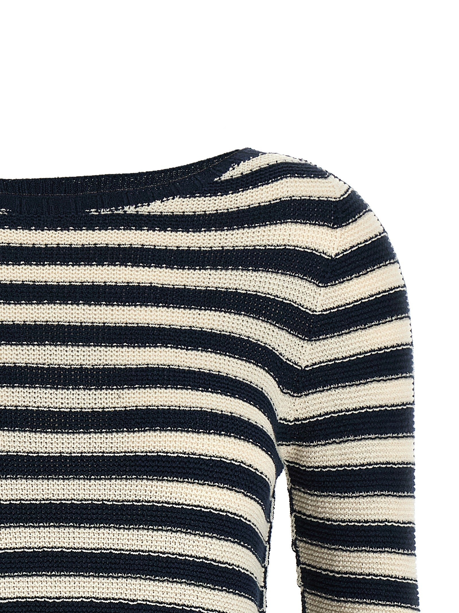 TWINSET Striped Sweater Gold