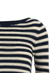 TWINSET Striped Sweater Gold