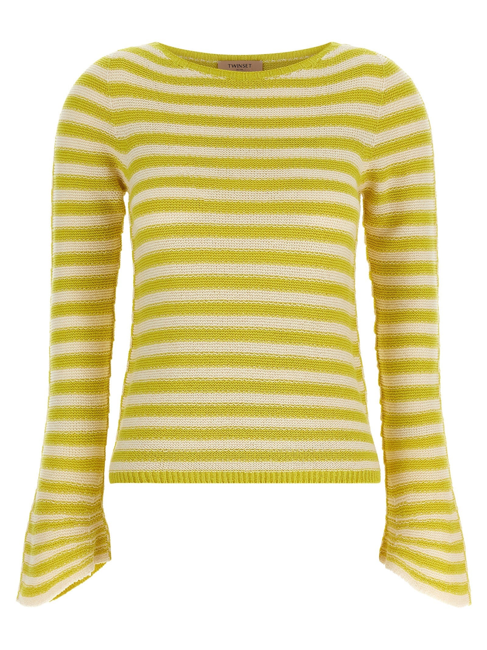 Twin Set Striped Sweater Yellow