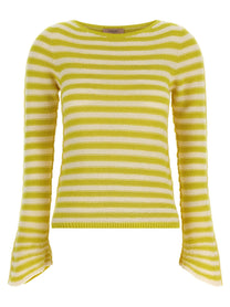 Twin Set Striped Sweater Yellow