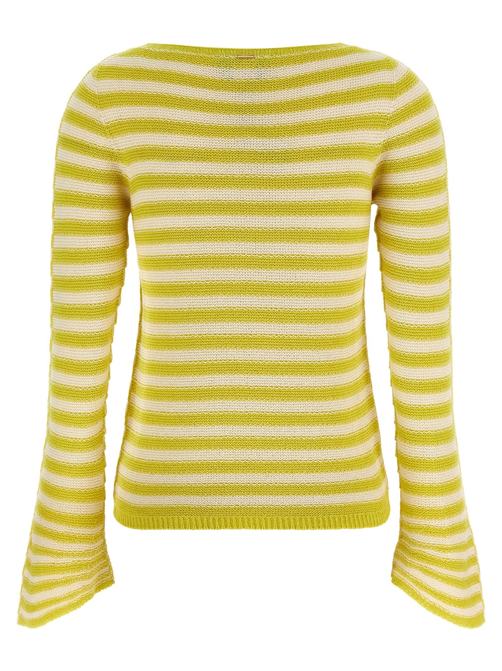 Twin Set Striped Sweater Yellow