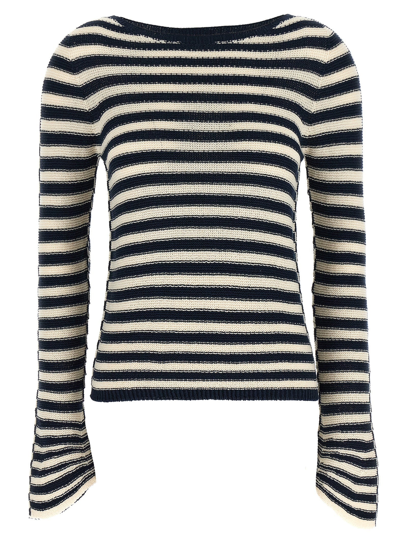 TWINSET Striped Sweater Gold