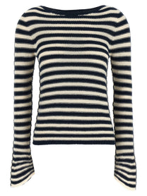 TWINSET Striped Sweater Gold