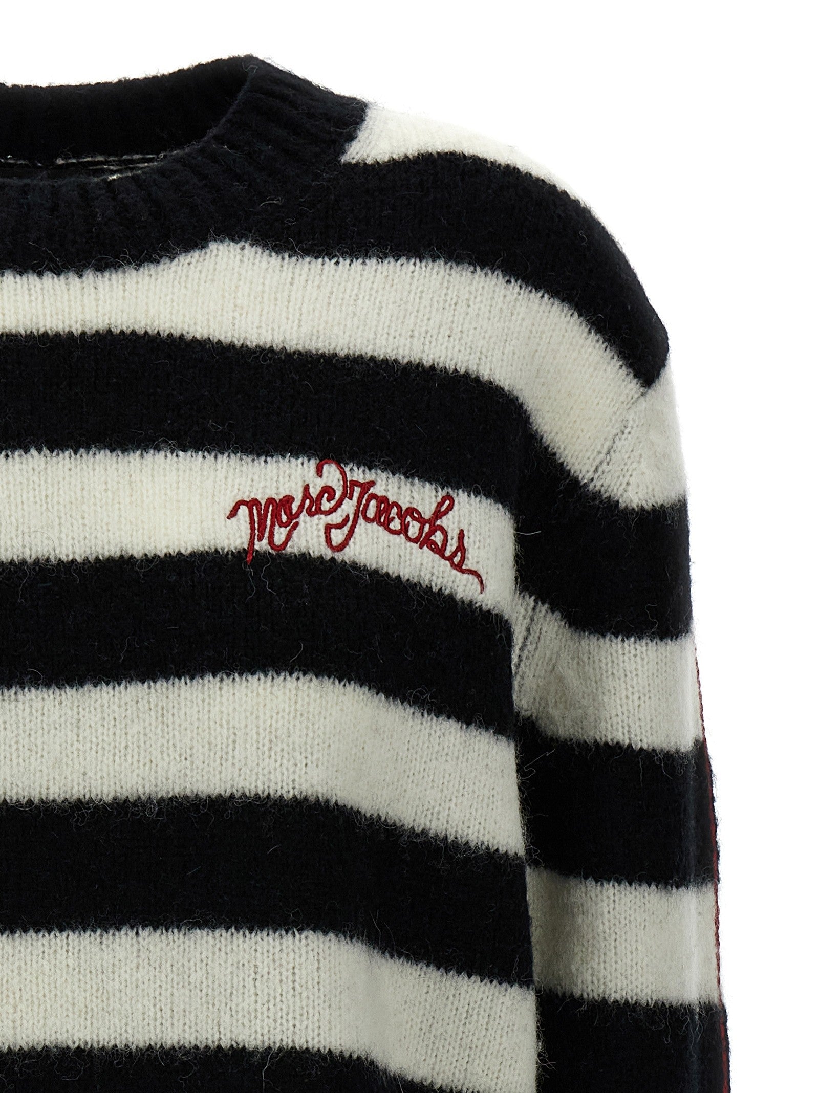 Marc Jacobs Striped Sweater White