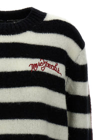 Marc Jacobs Striped Sweater White
