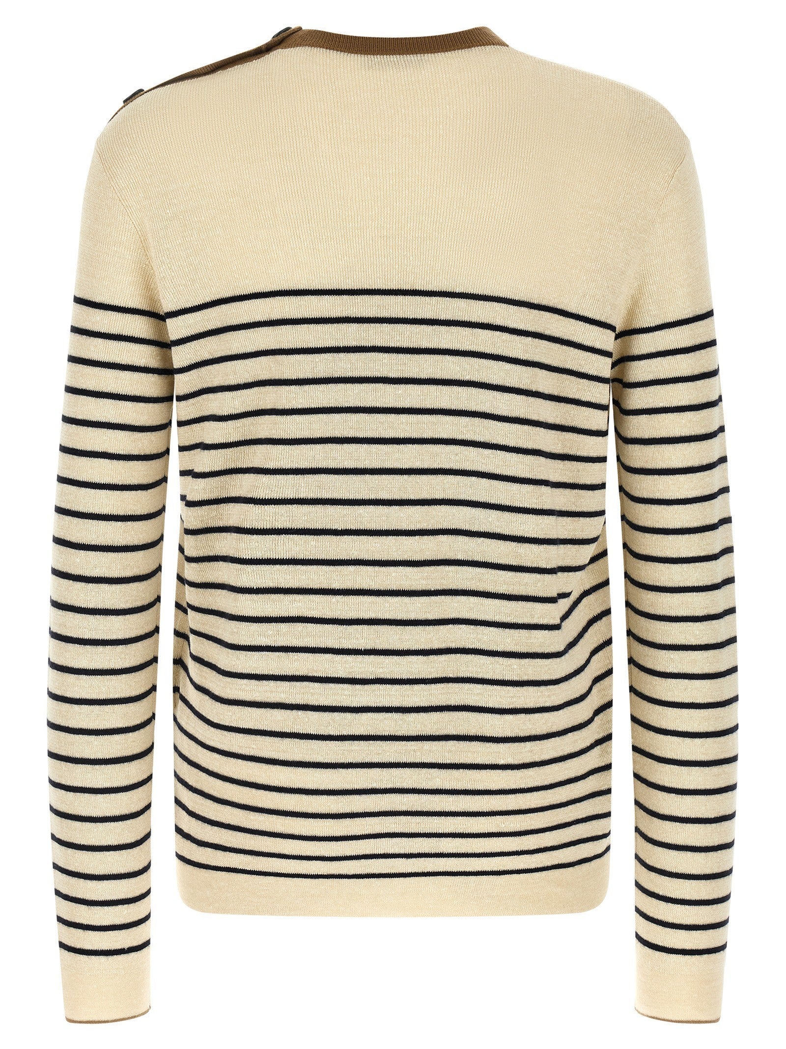 PRADA Striped Sweater Beige
