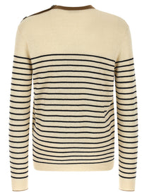 PRADA Striped Sweater Beige