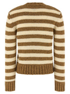 A.P.C Striped Sweater Brown, view 2