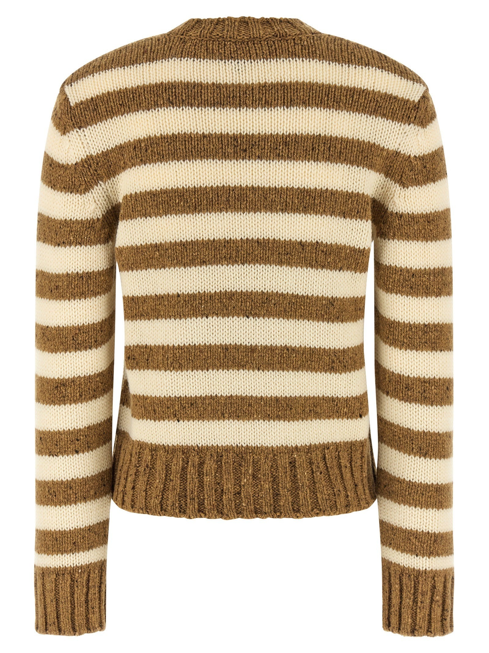 A.P.C Striped Sweater Brown