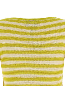 Twin Set Striped Sweater Yellow