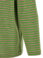 AURALEE Striped Sweater Green, view 4