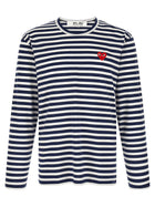 Comme Des Garcons Play Striped Shirt Gold