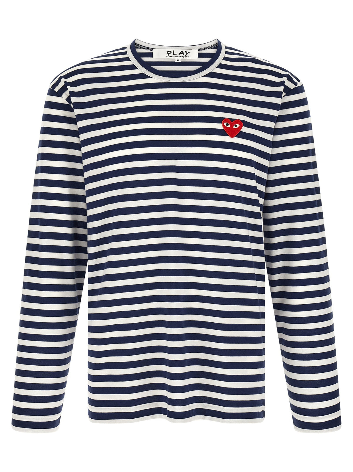 Comme Des Garcons Play Striped Shirt Gold