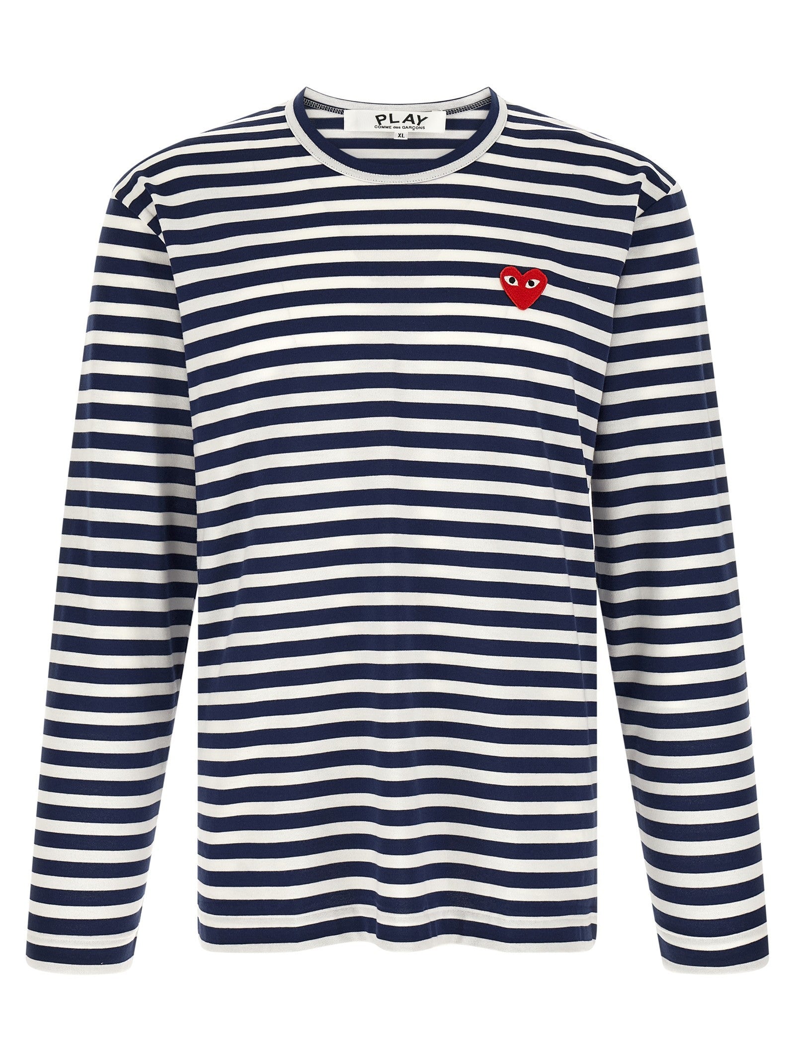 Comme Des Garcons Play Striped Shirt Gold