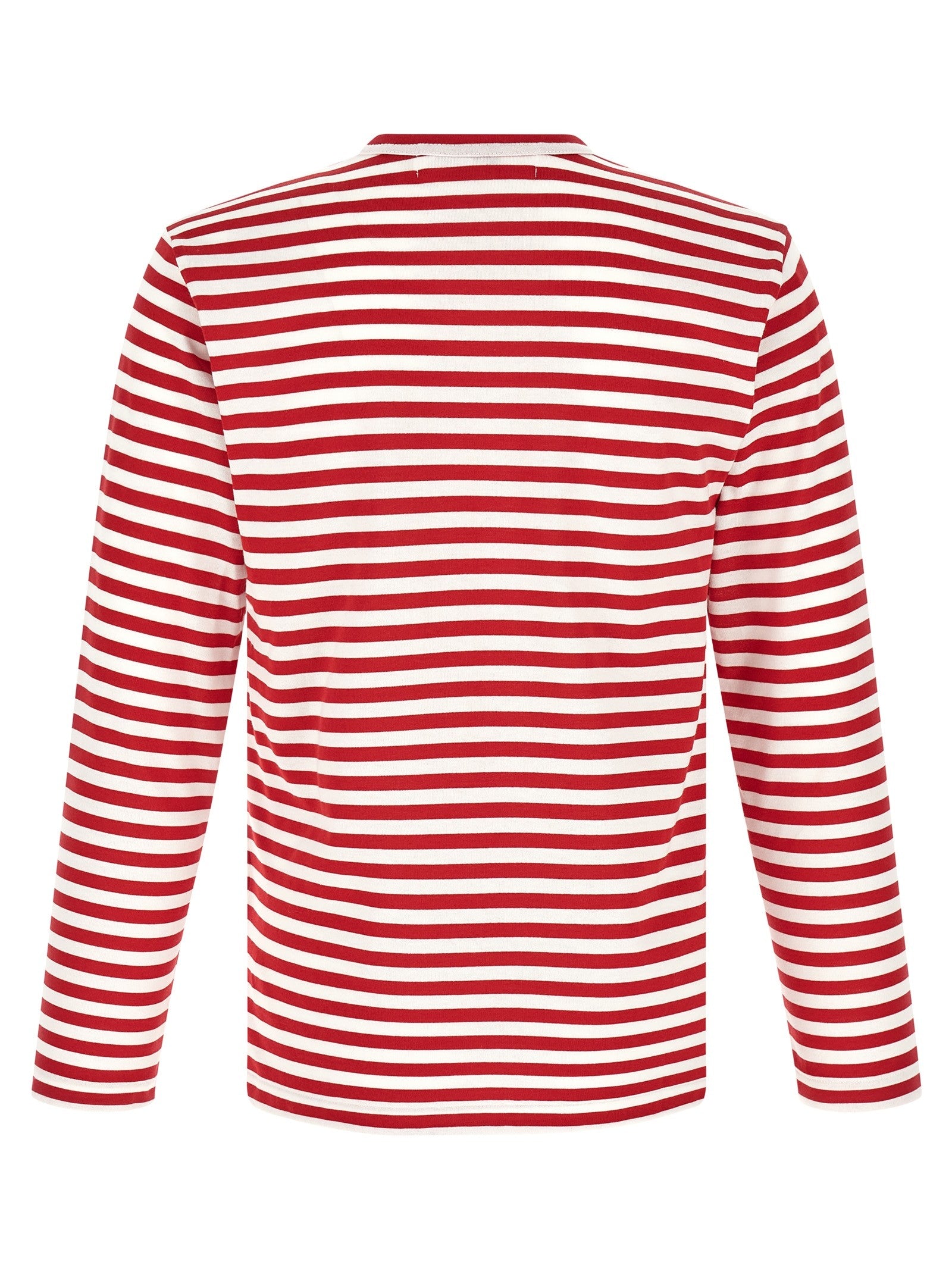 Comme Des Garcons Play Striped Shirt White
