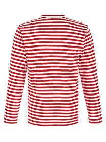 Comme Des Garcons Play Striped Shirt White