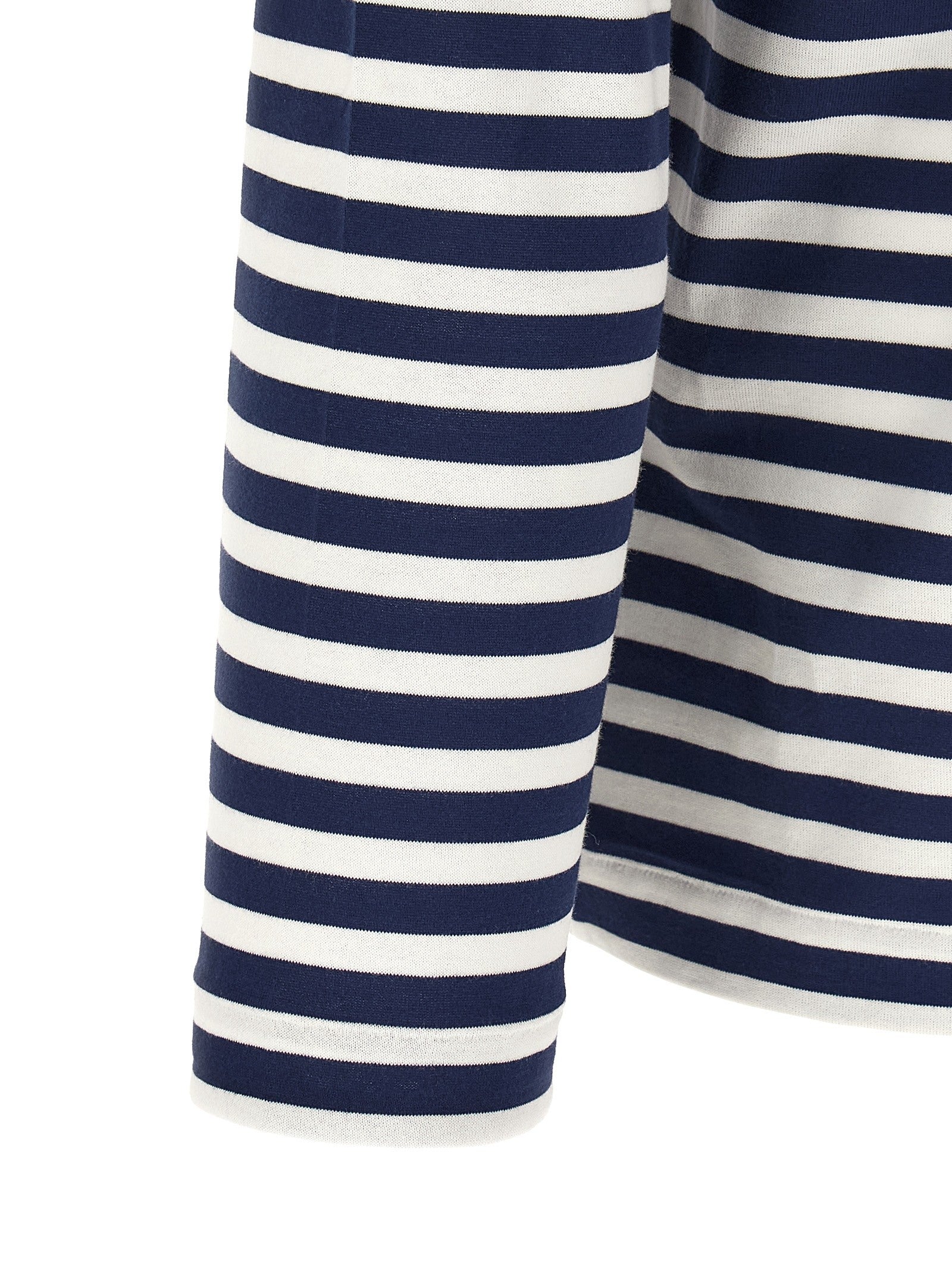 Comme Des Garcons Play Striped Shirt Gold