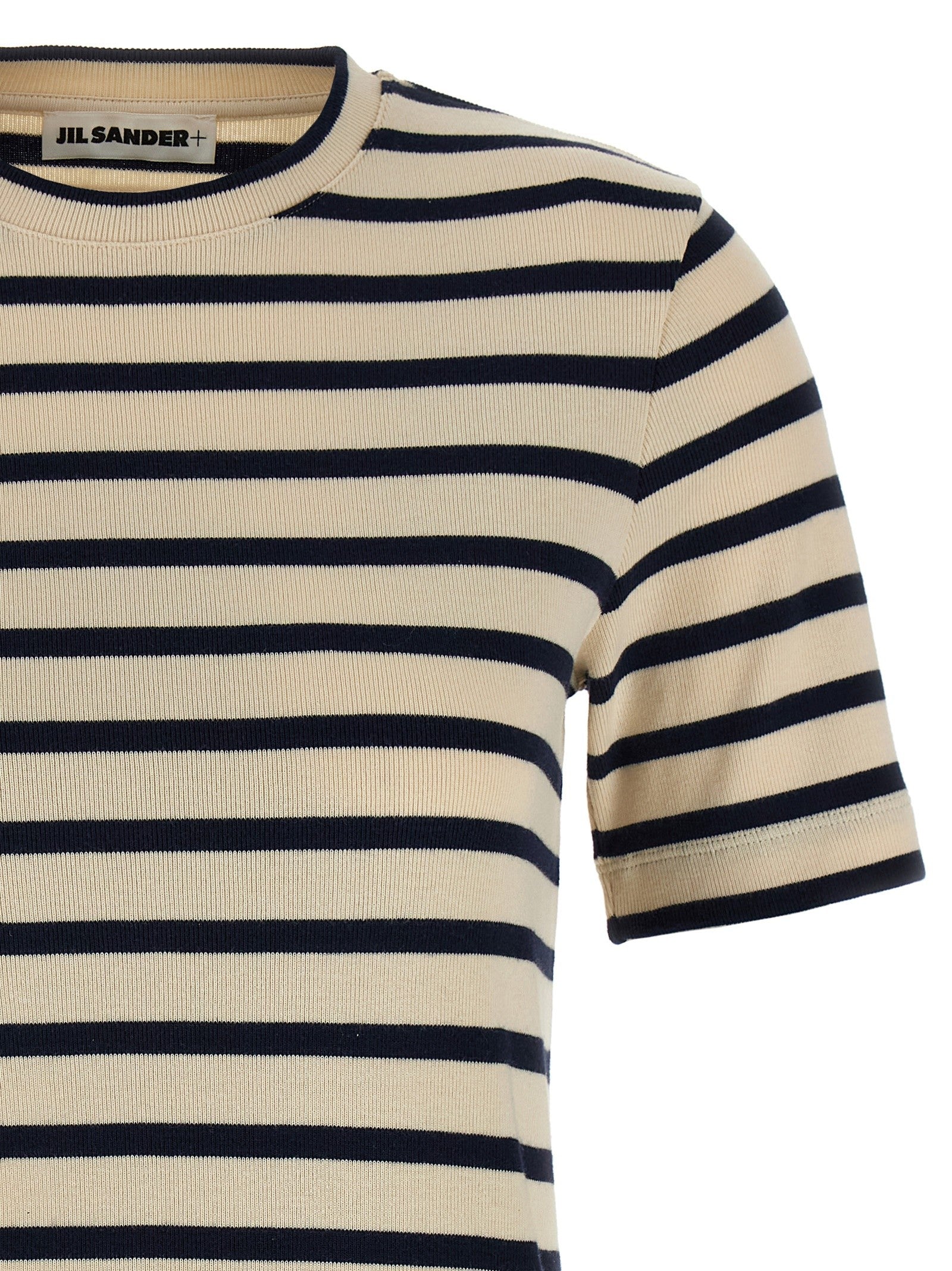 Jil Sander Striped Shirt Gold