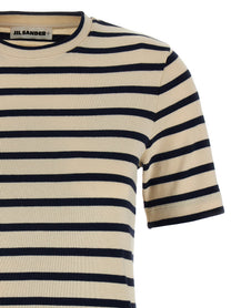 Jil Sander Striped Shirt Gold