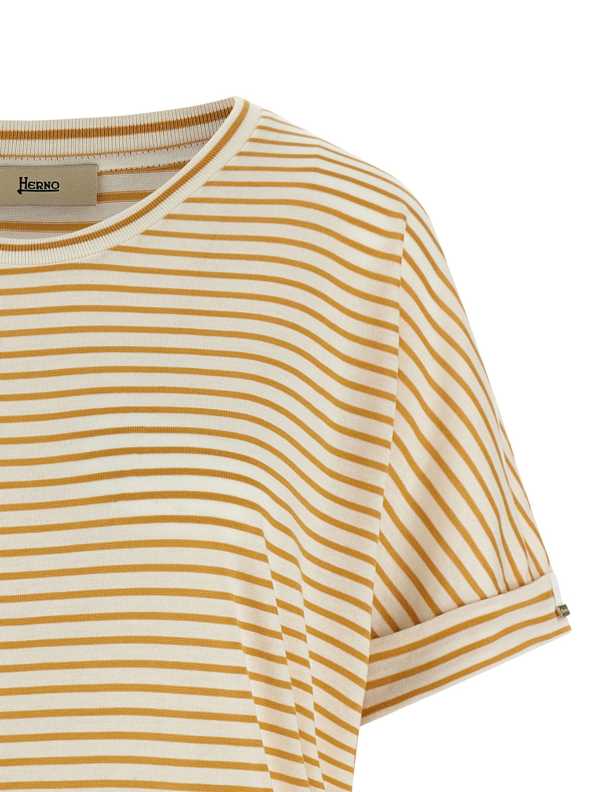 Herno Striped Shirt Yellow