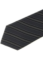 Saint Laurent Striped Tie Grey, view 3