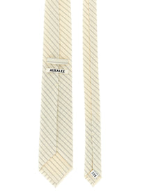 Auralee Striped Tie White