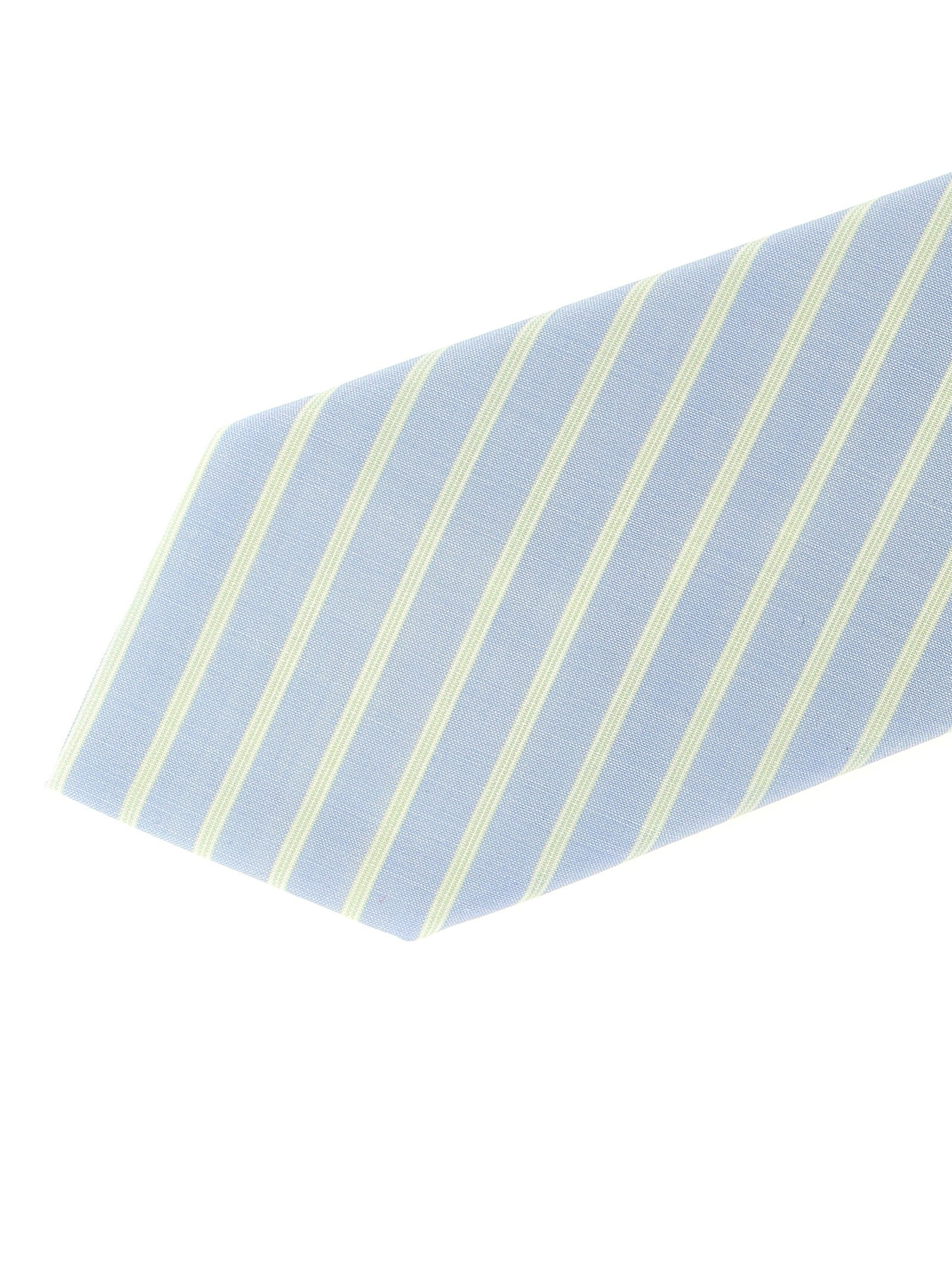 Auralee Striped Tie Blue