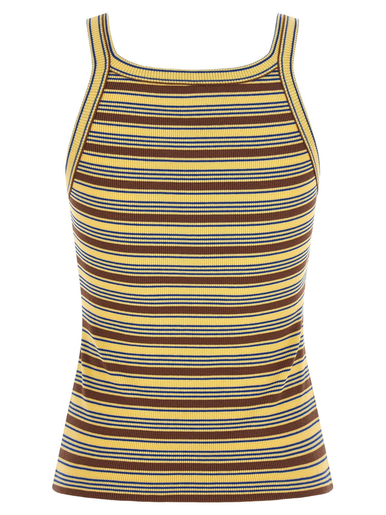 Fendi Striped Top Gold