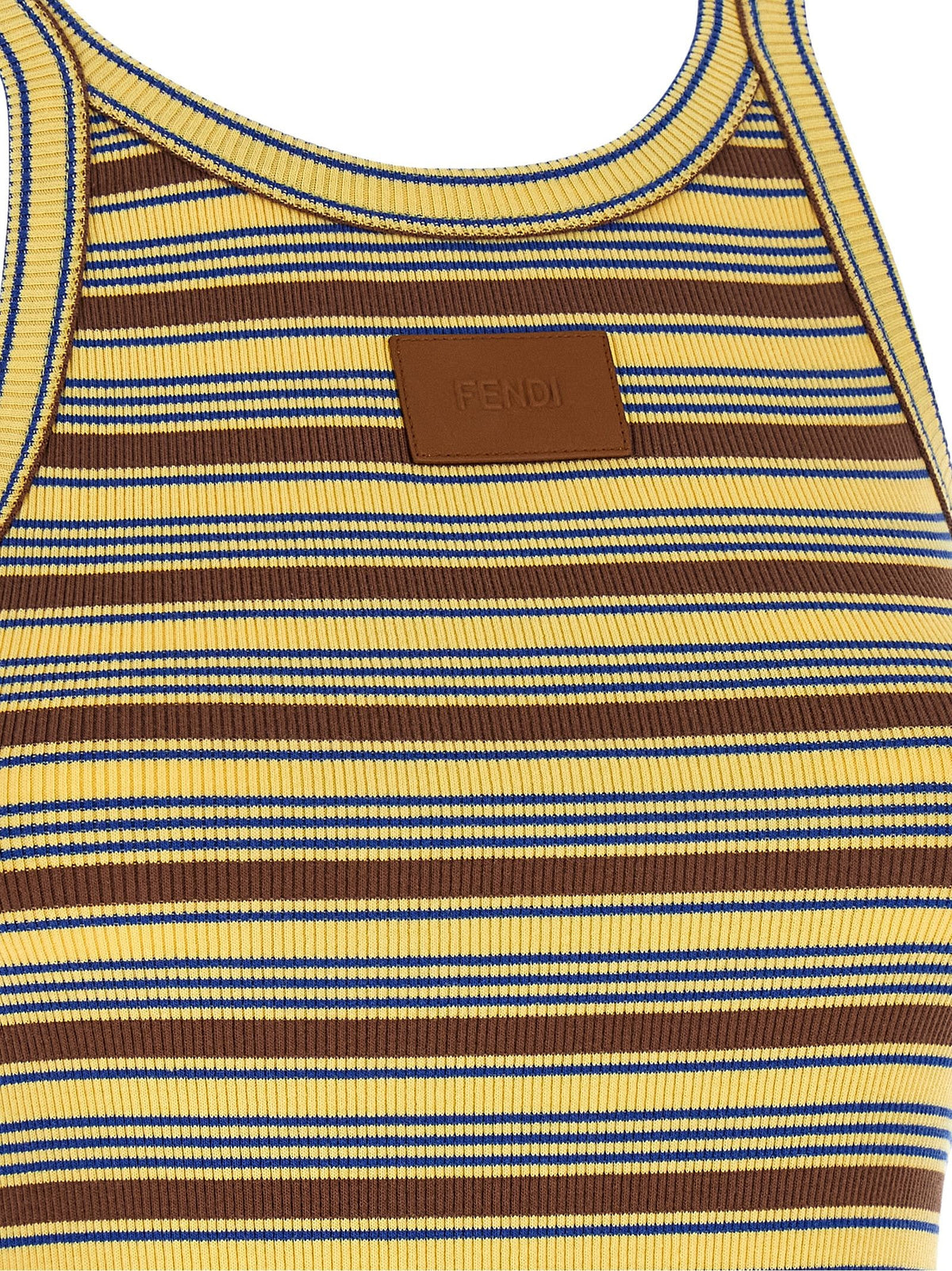 Fendi Striped Top Gold, view 4