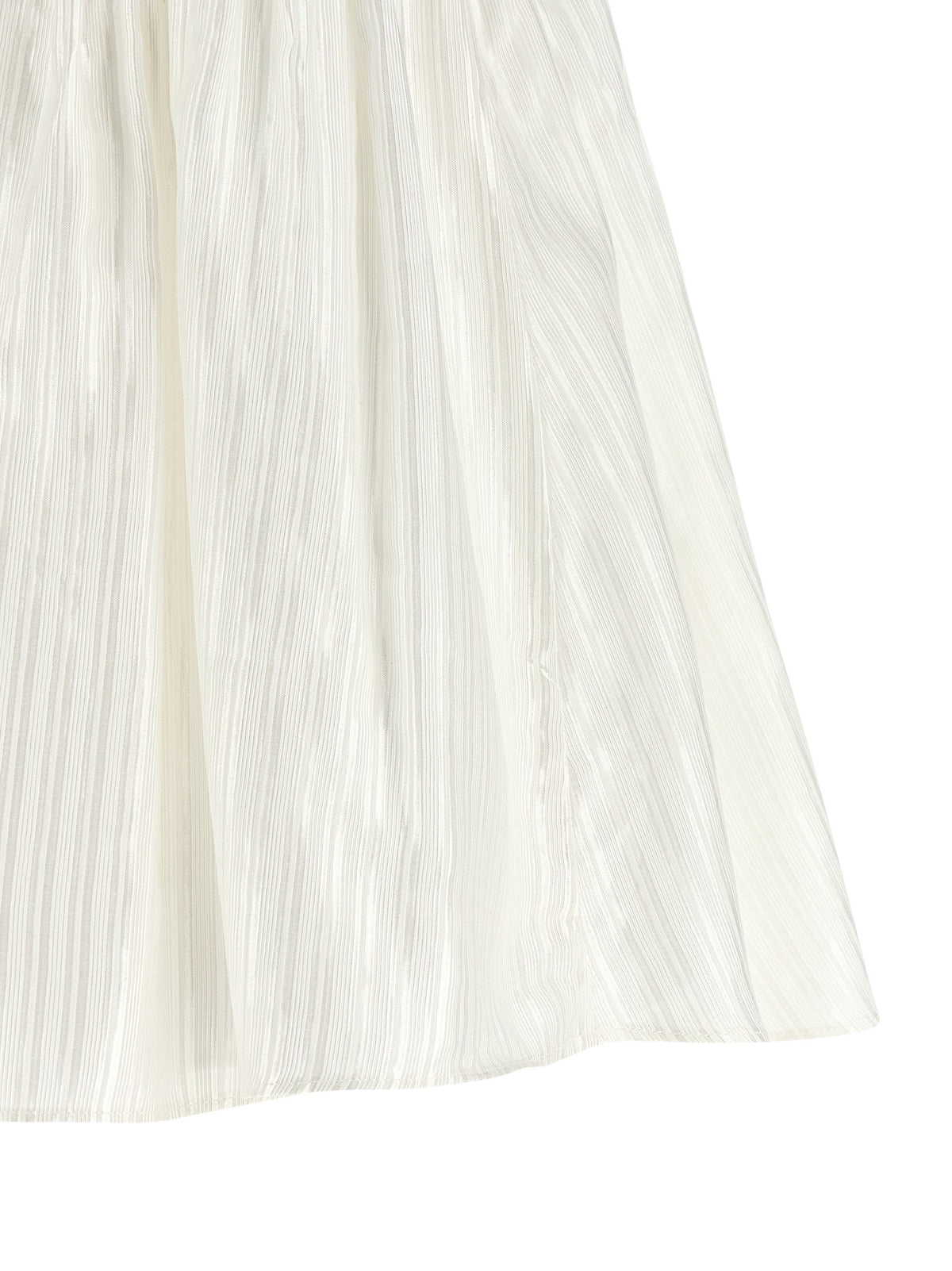 ROTATE Birger Christensen Striped Viscose Top White