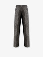 Dolce &amp; Gabbana Women's Striped Wool Blend Trousers Pattern, view 4