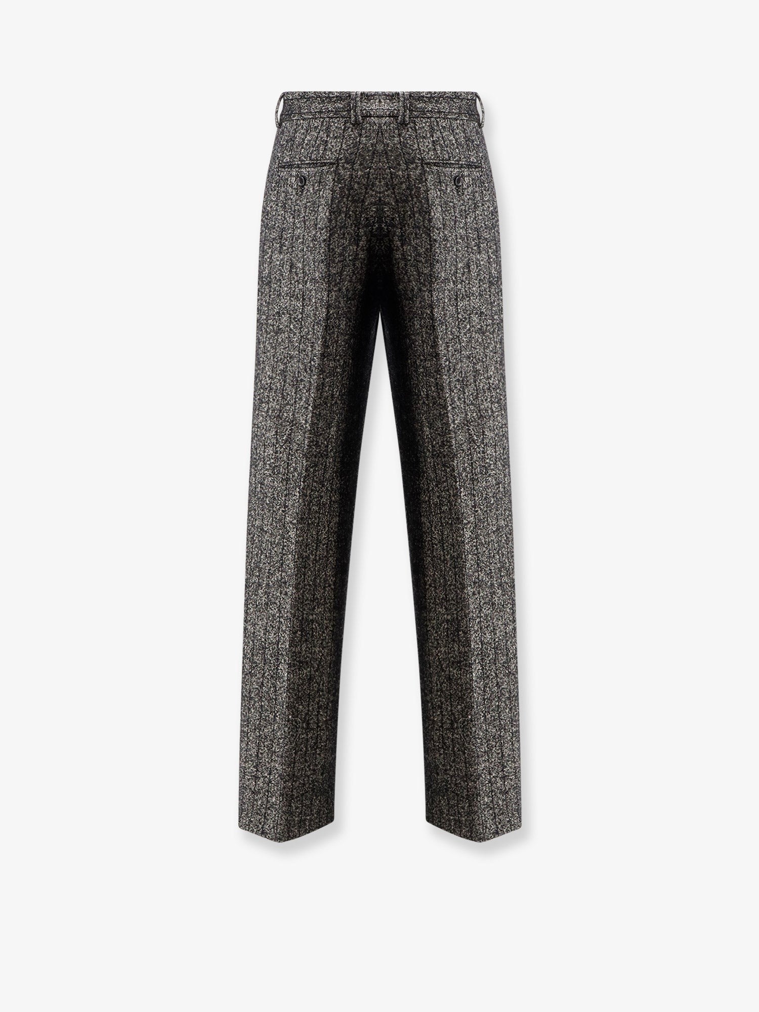 Dolce &amp; Gabbana Women's Striped Wool Blend Trousers Pattern