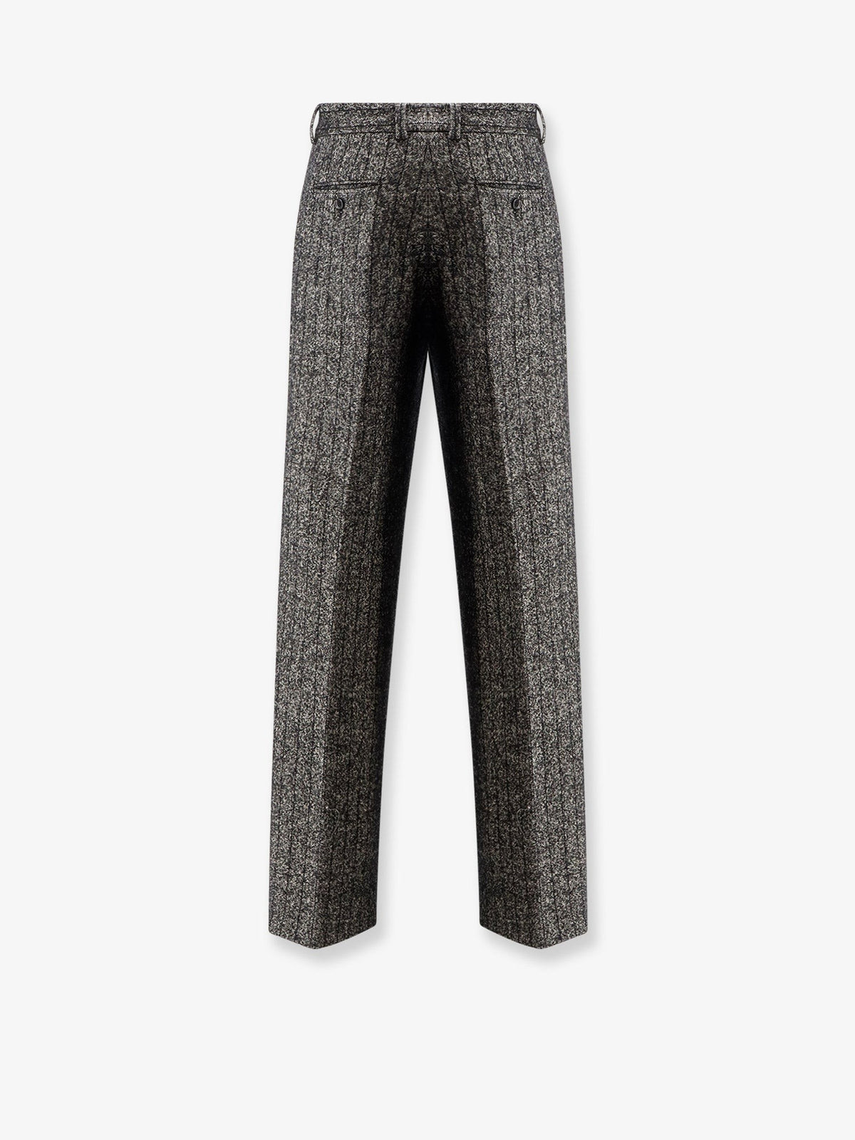Dolce &amp; Gabbana Women's Striped Wool Blend Trousers Pattern, view 4