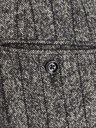 Dolce &amp; Gabbana Women's Striped Wool Blend Trousers Pattern, view 5