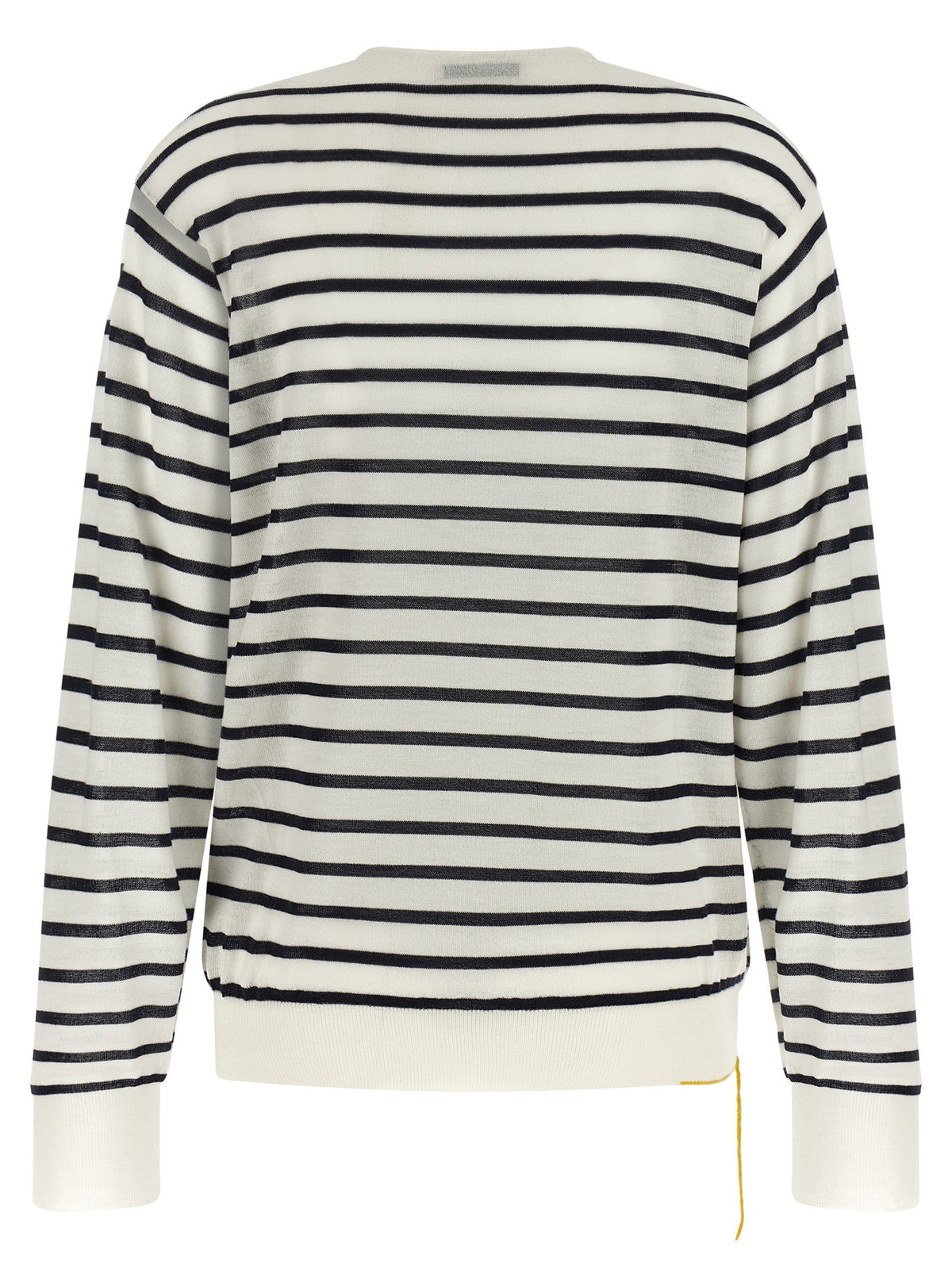 Fendi Striped Wool Sweater White