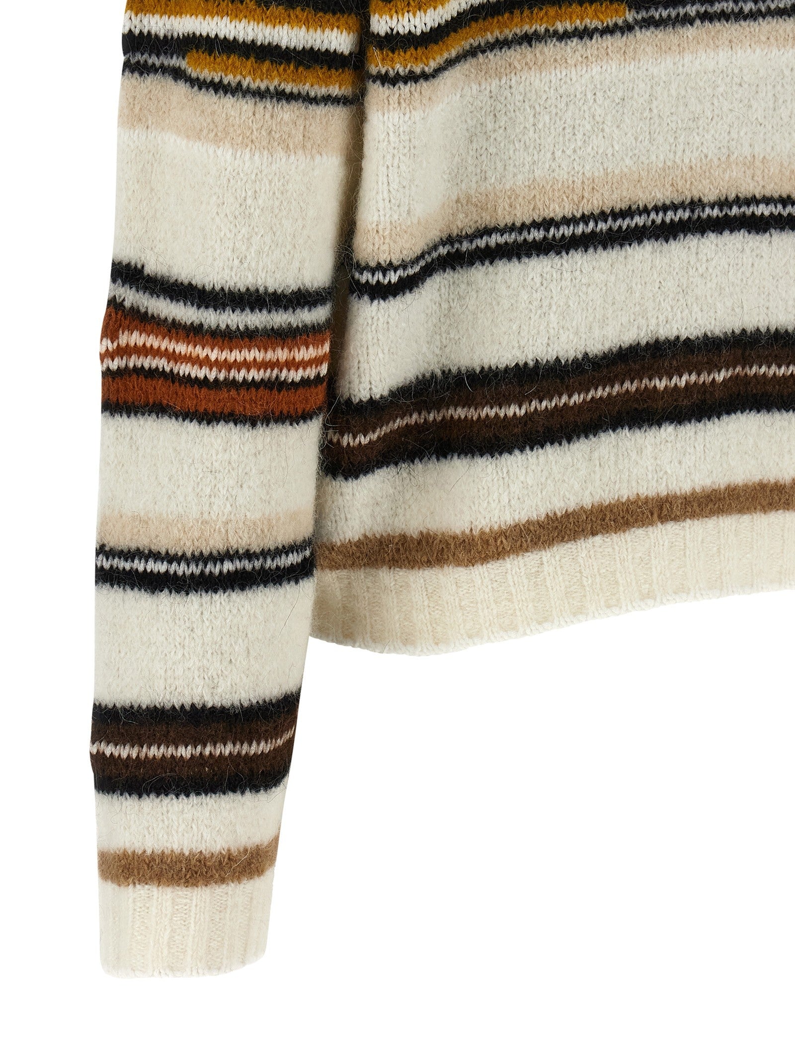 Missoni Stripes Intarsia Sweater White
