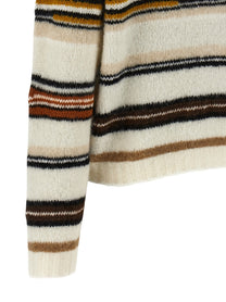 Missoni Stripes Intarsia Sweater White
