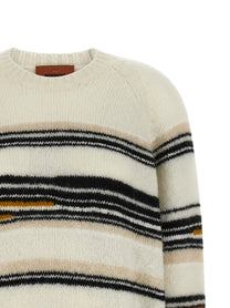 Missoni Stripes Intarsia Sweater White