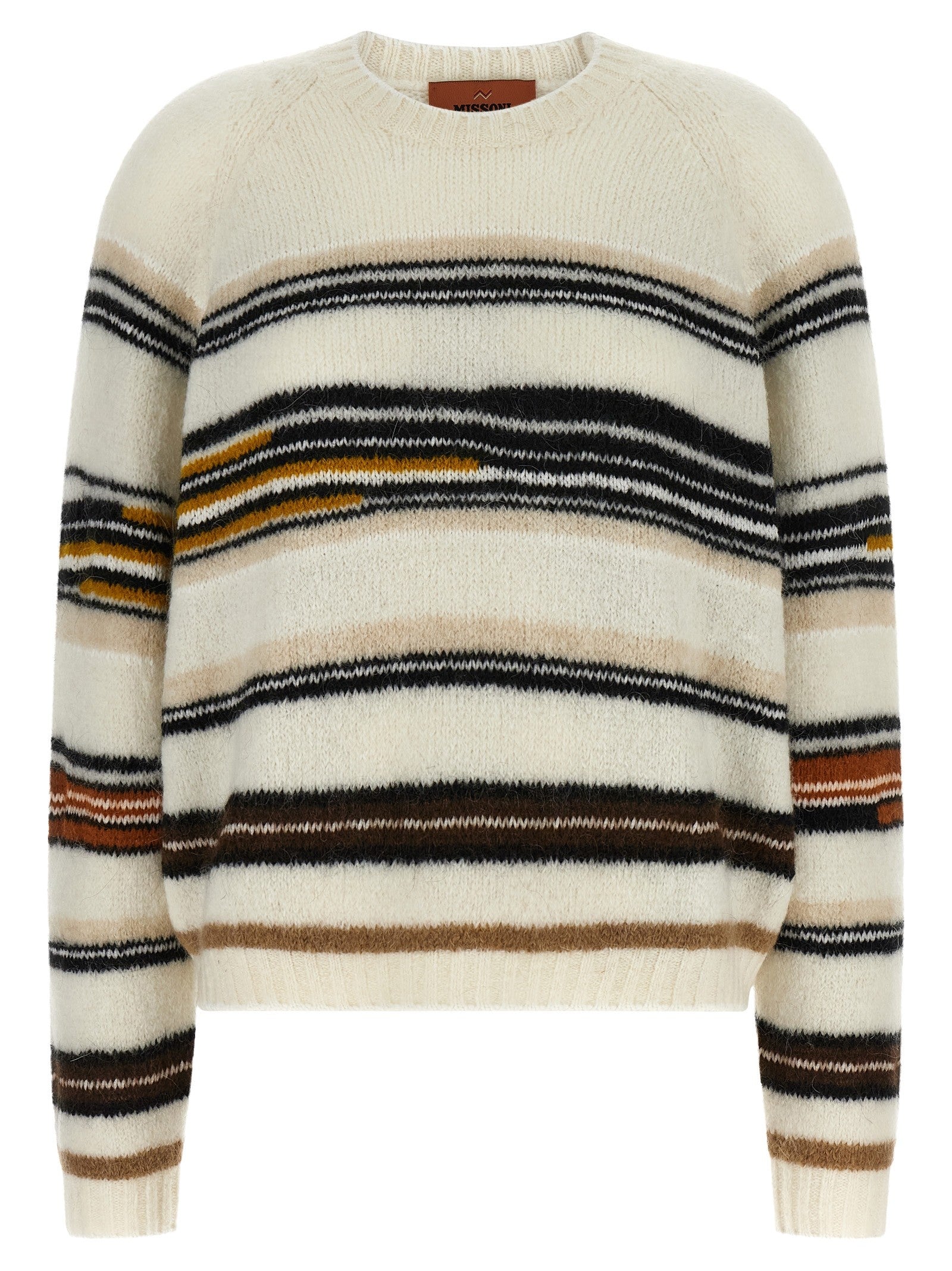 Missoni Stripes Intarsia Sweater White