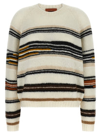 Missoni Stripes Intarsia Sweater White
