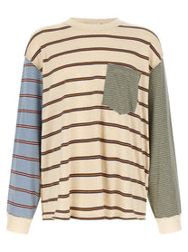 Song For The Mute Stripes Rugby Shirt Gold