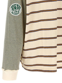 Song For The Mute Stripes Rugby Shirt Gold