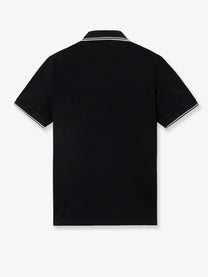 Stone Island Men's Strtech Organic Cotton Polo Shirt Black