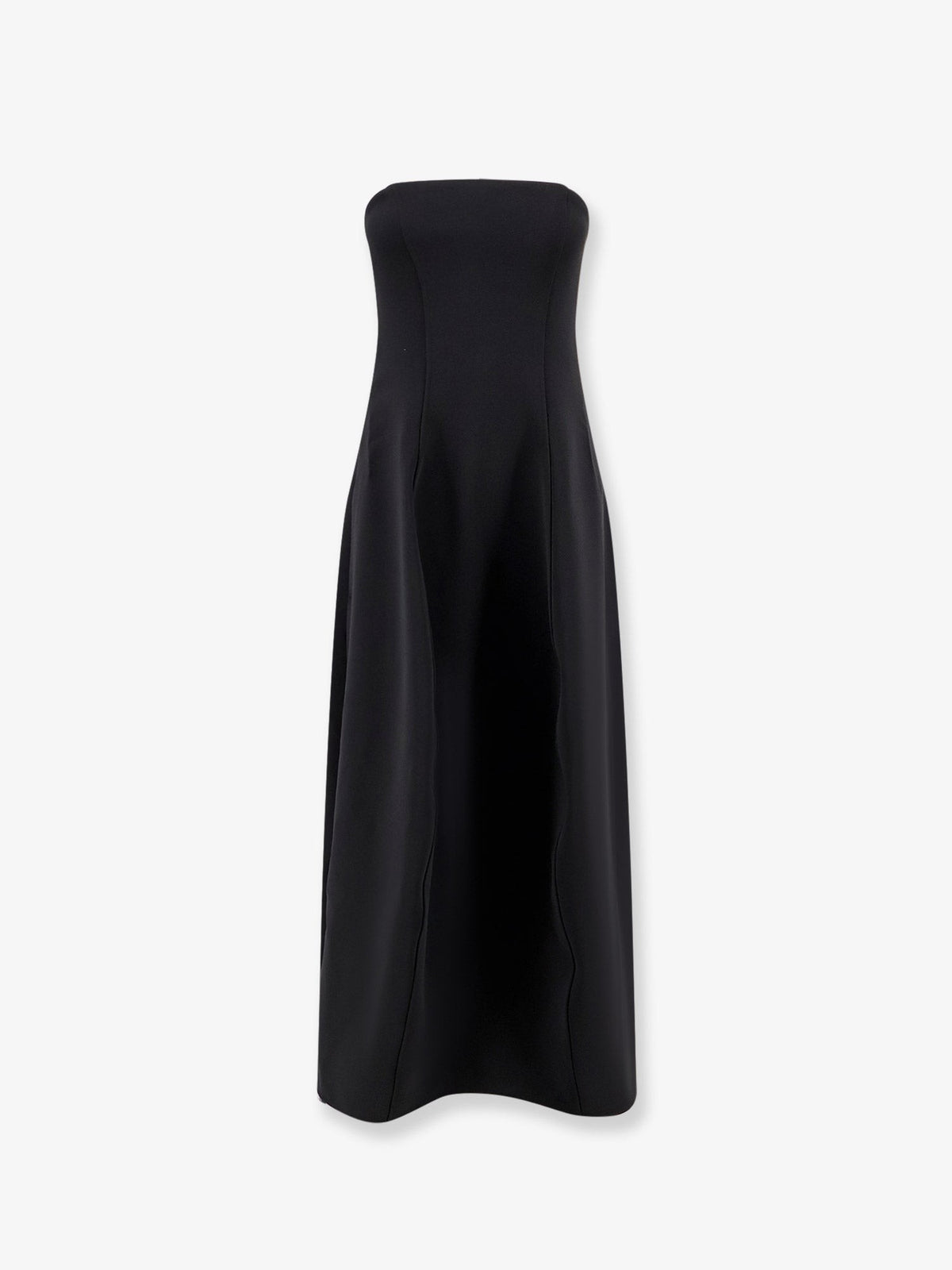 Toteme Women's Structured Balloon Long Dress Black