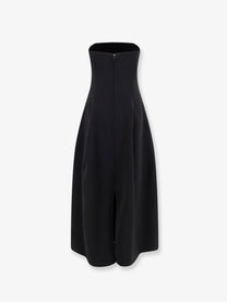 Toteme Women's Structured Balloon Long Dress Black