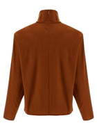 Saint Laurent Structured Shoulder Sweater Orange, view 2